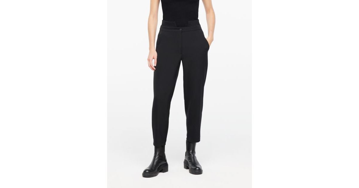 Black pants - techno gabardine by Sarah Pacini