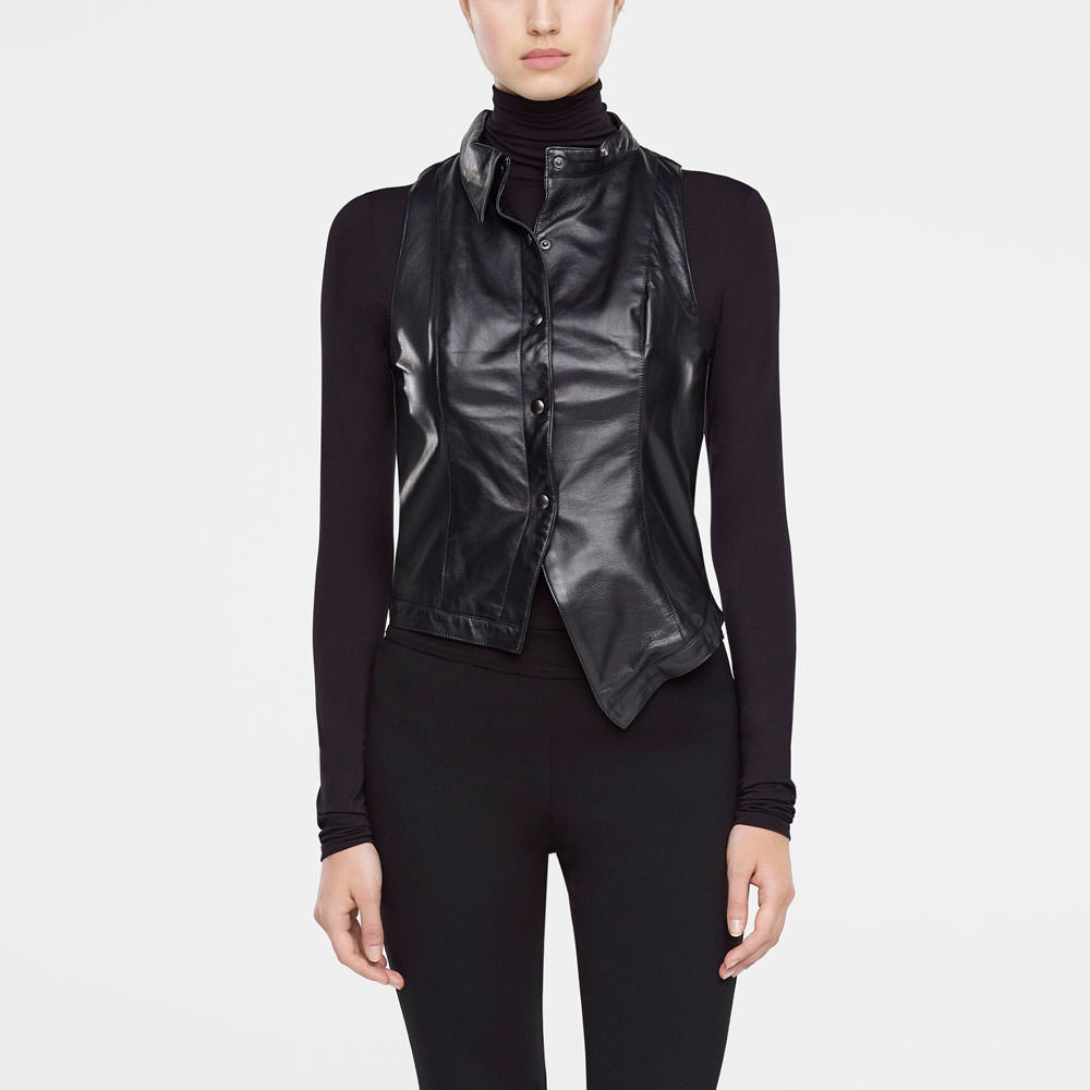Sarah Pacini VESTE SANS MANCHES De face