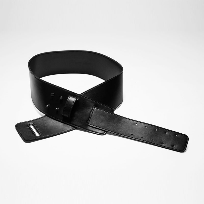Sarah Pacini WIDE LEATHER BELT Front