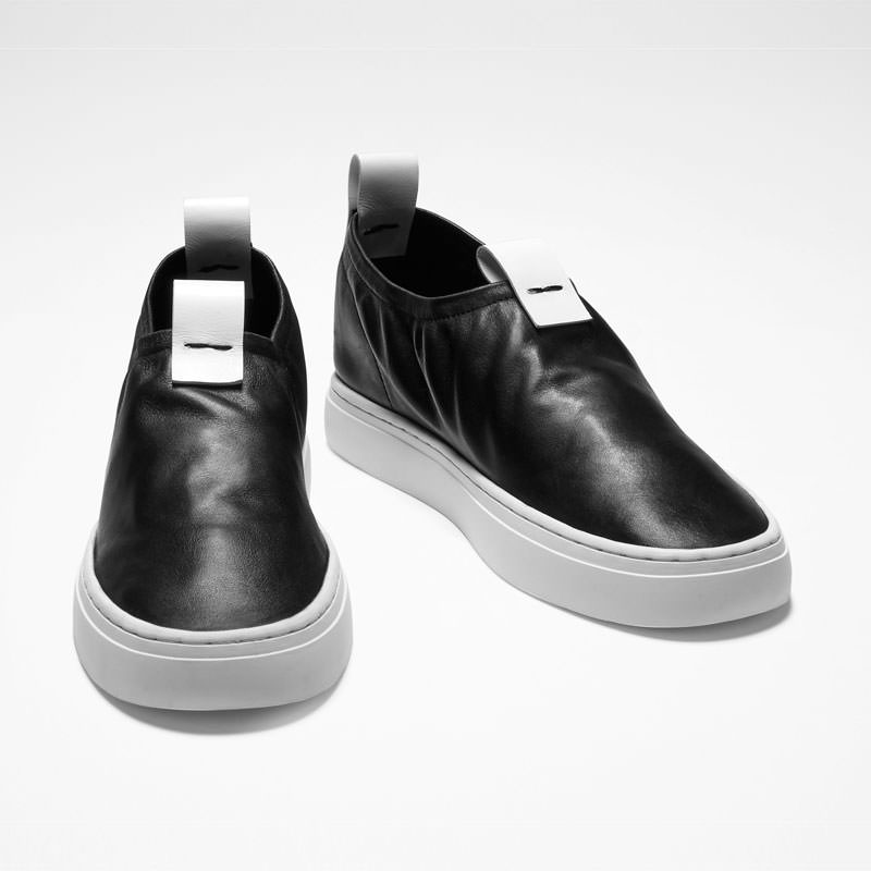 Sarah Pacini SLIP-ONS AUS LEDER Rück
