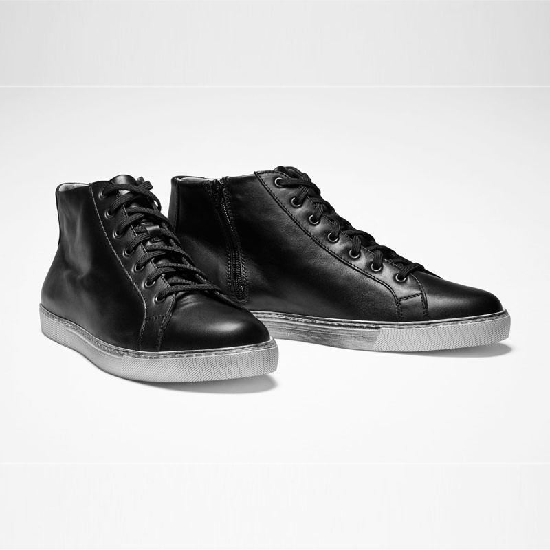 Sarah Pacini HIGH TOPS EN CUIR Derrière