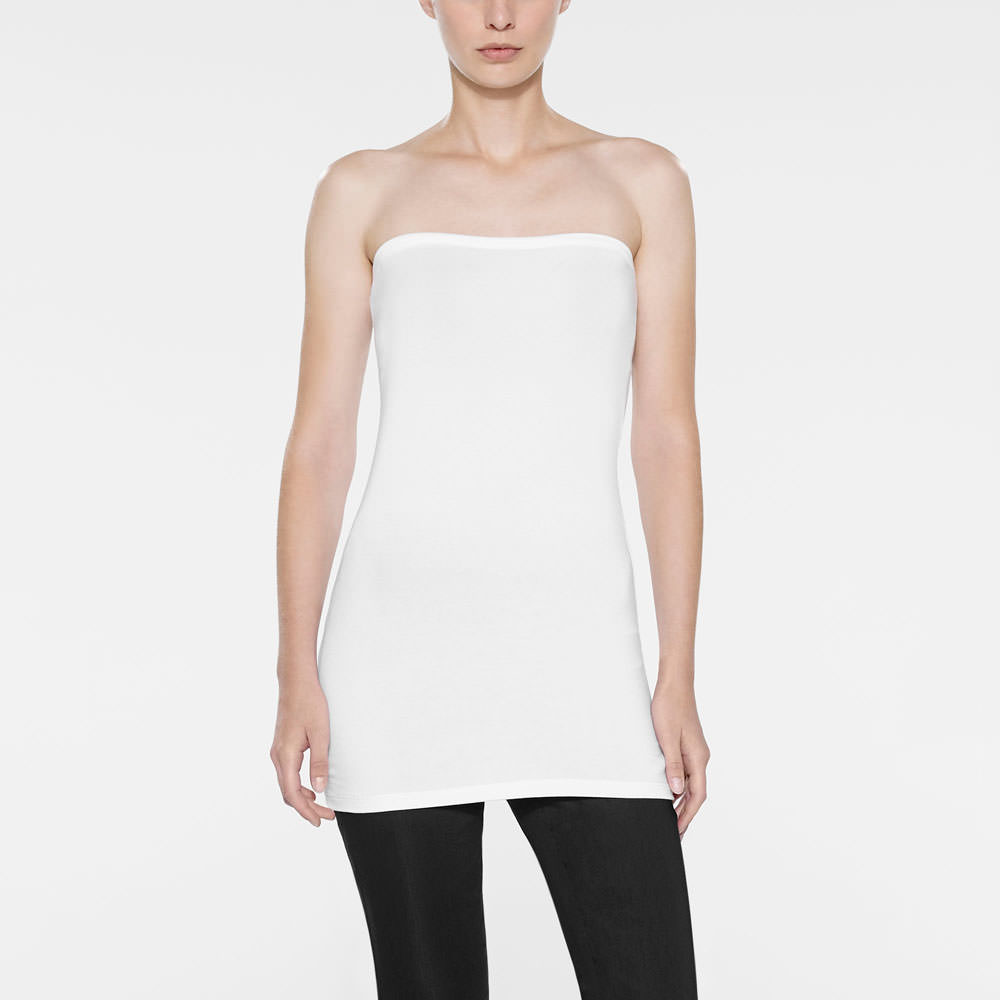 Sarah Pacini TUNIQUE COURTE - BUSTIER De face