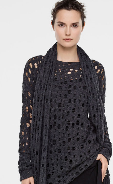Sarah Pacini Tunika mit spaghettiträgern Look