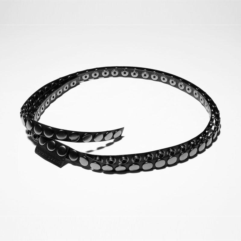 Sarah Pacini LEDEREN RIEM MET STUDS Voorzijde