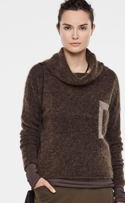 Sarah Pacini POCHETTE EN CUIR Look