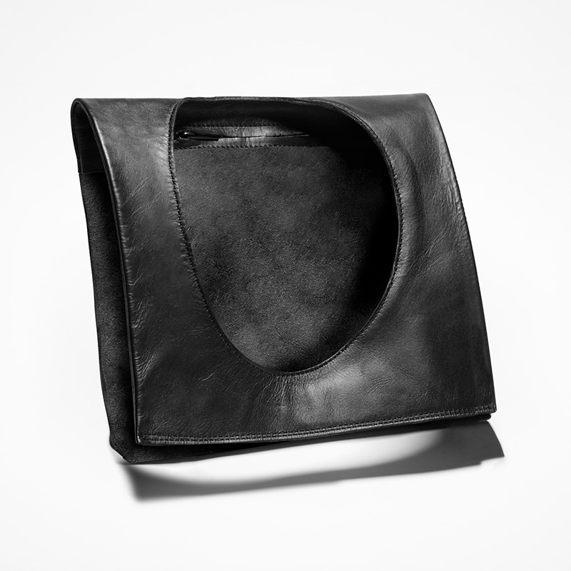 Sarah Pacini LEATHER SHOULDER BAG - SHOULDER Front