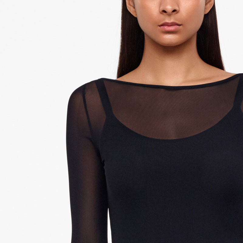 Sarah Pacini TOP TRANSLUCIDE - KHALIYA De face