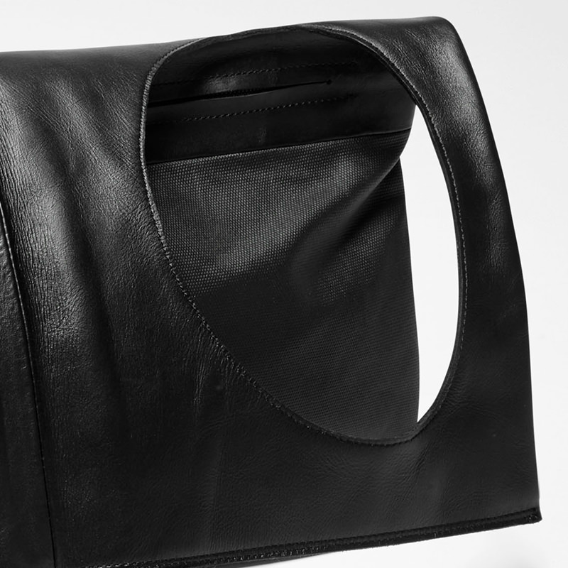 Sarah Pacini SAC EN CUIR - STYLE VESTE De face