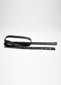 Sarah Pacini LEATHER SNAP BELT Front