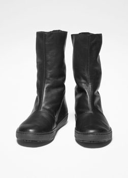 Sarah Pacini LOW LEATHER BOOTS Front