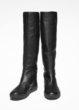 Sarah Pacini TALL LEATHER BOOTS Front