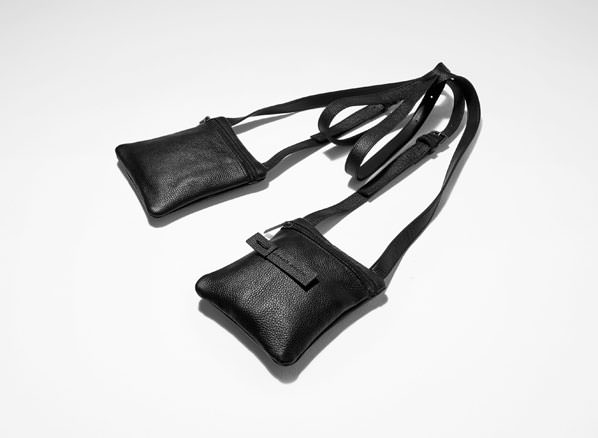 Sarah Pacini SAC HOLSTER EN CUIR De face