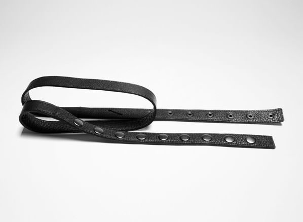 Sarah Pacini LEATHER SNAP BELT Front