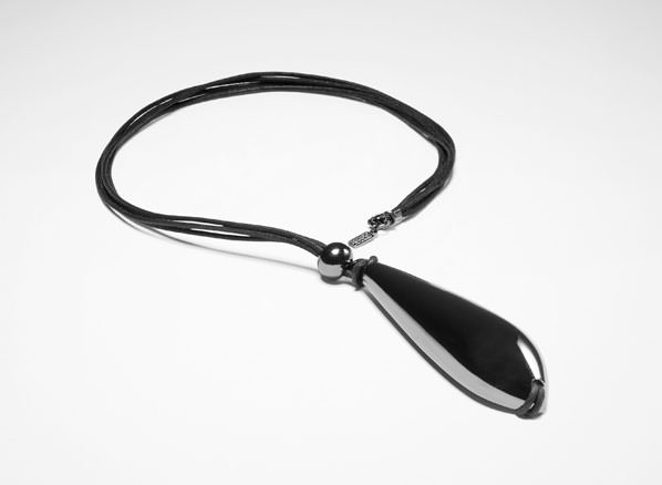 Sarah Pacini Silver drop necklace - front