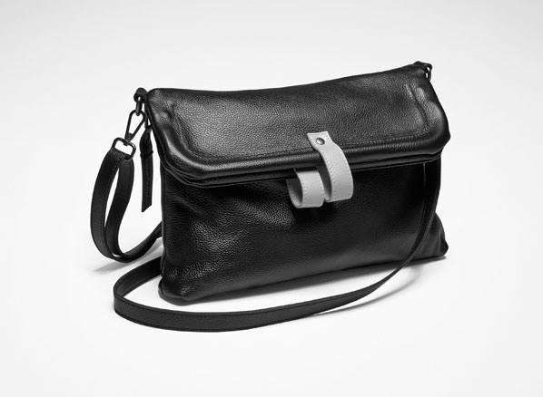 Sarah Pacini Leather day-to-night bag - front