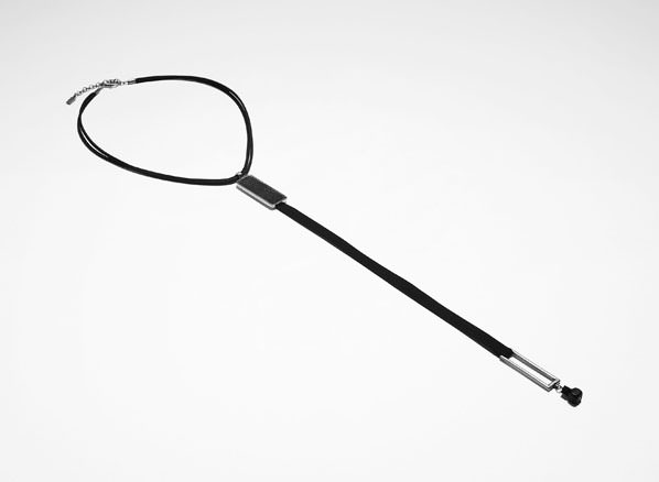 Sarah Pacini Suede and leather necklace - front