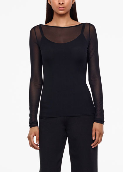 Sarah Pacini Translucent top - khaliya - front