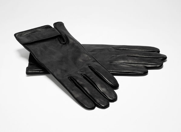 Sarah Pacini Short leather gloves - front