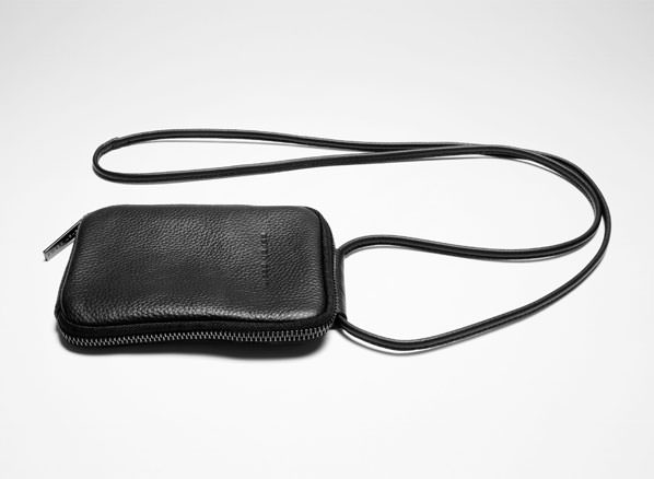 Sarah Pacini Leather neck wallet - front