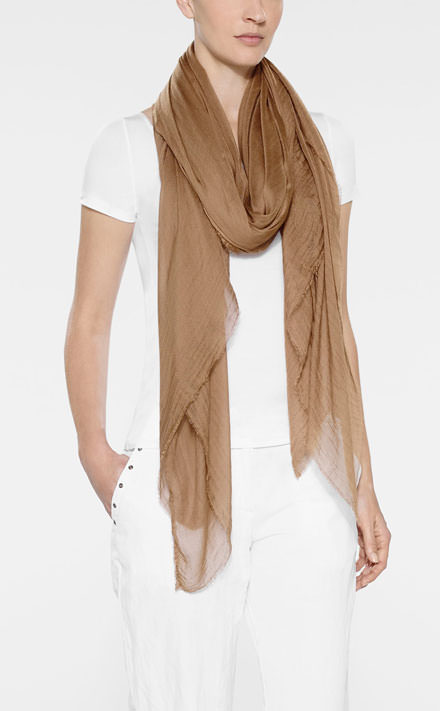 sheer silk scarf