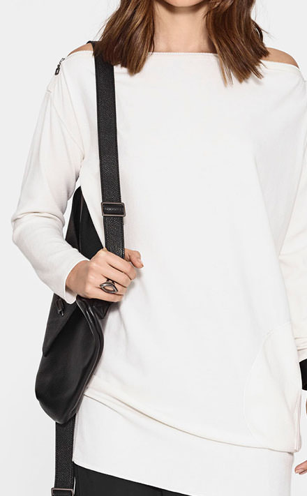 Sarah Pacini MAXI SKIRT WITH PLEATS Look