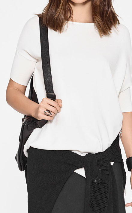Sarah Pacini LONG STRAIGHT SKIRT Look