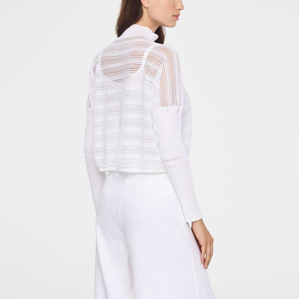 Sarah Pacini GESTREEPTE CARDIGAN Achterzijde