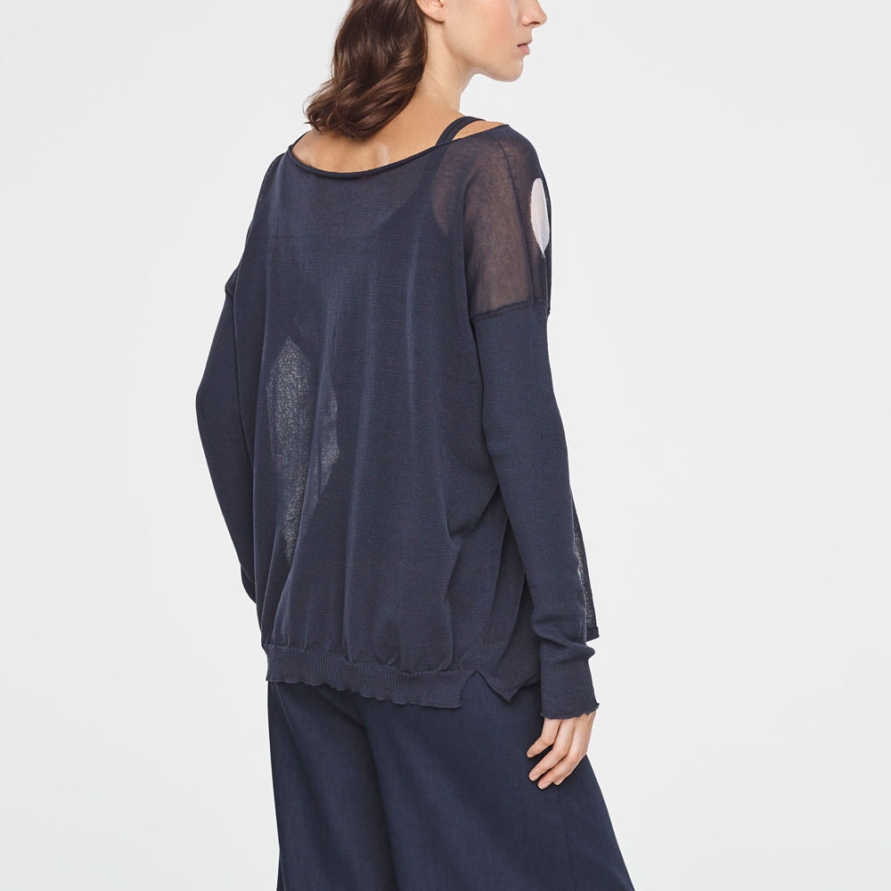 Sarah Pacini POLKA DOT SWEATER Back view