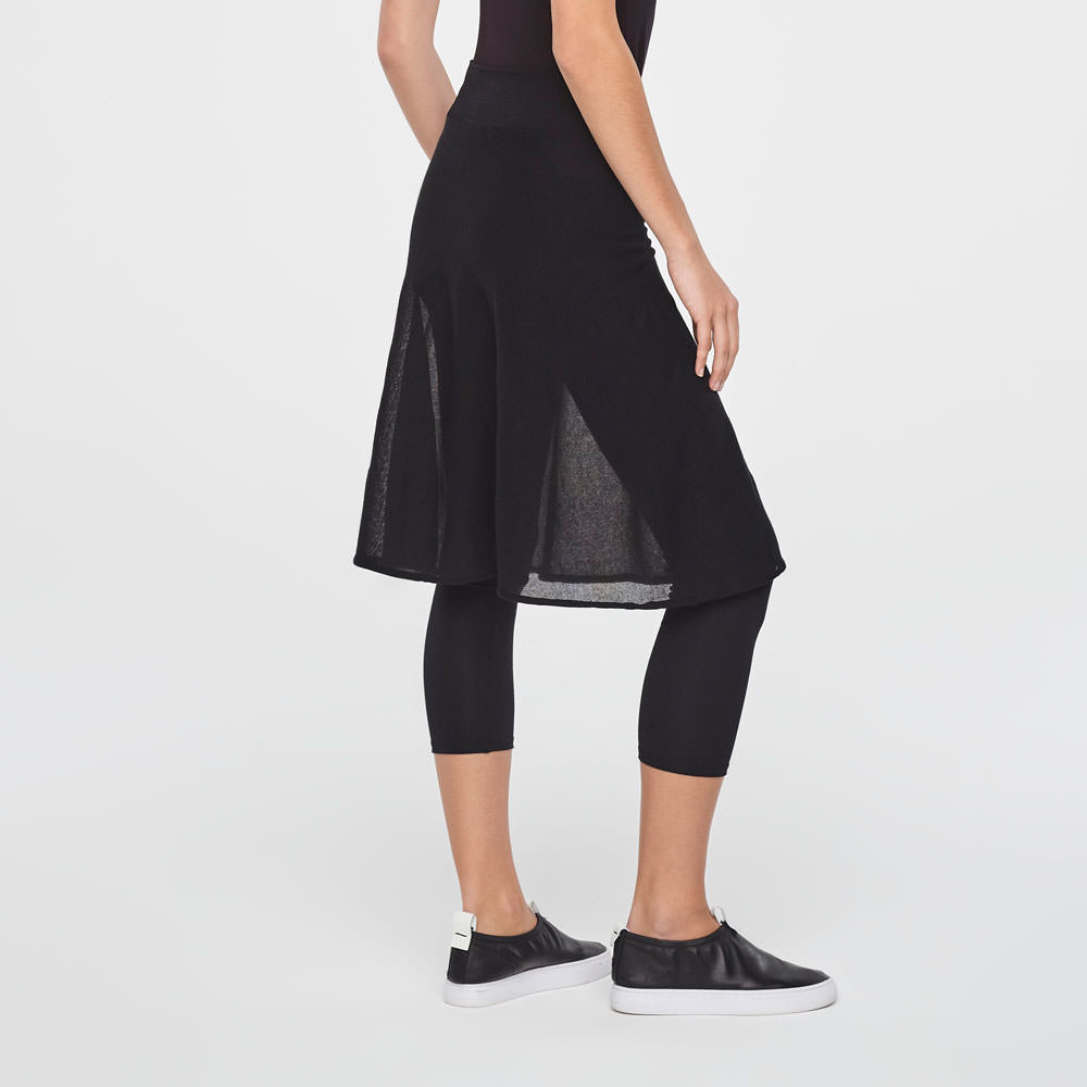 Sarah Pacini COTTON VEIL SKIRT Back view