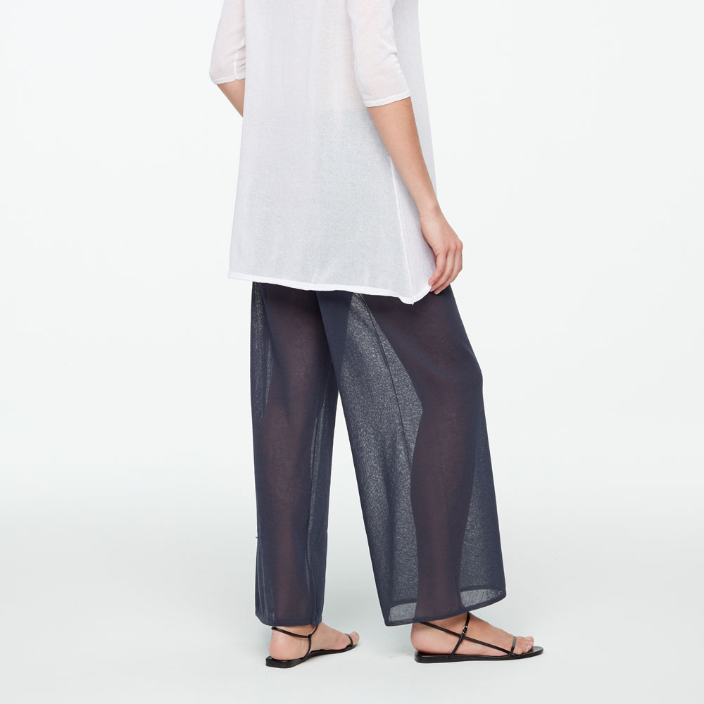 Sarah Pacini PANTALON EN MAILLE - JAMBE LARGE Derrière