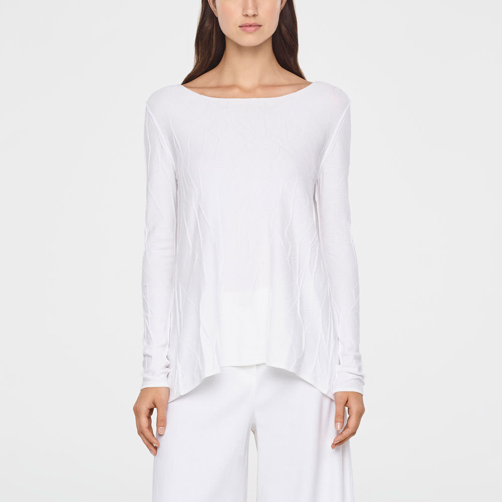 Sarah Pacini PULL MOSAIQUE - MANCHES LONGUES De face