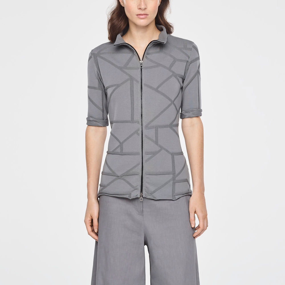 Sarah Pacini GRAPHIC CARDIGAN Front