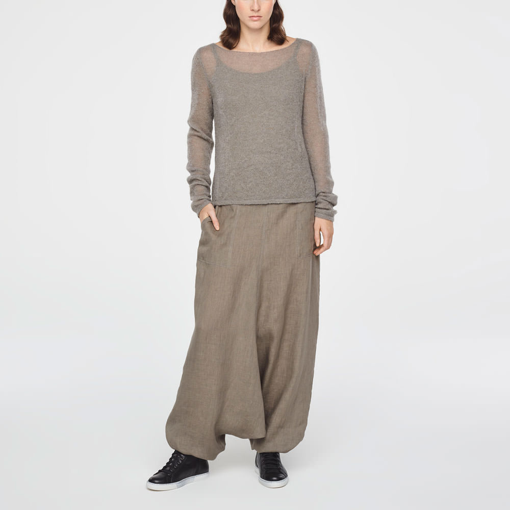 Sarah Pacini ULTRA-LIGHT MOHAIR SWEATER Front