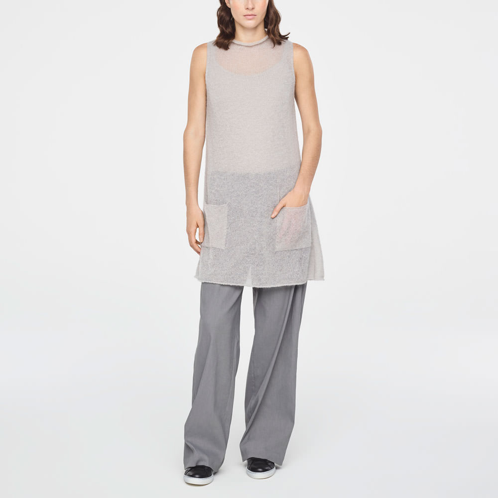 Sarah Pacini ULTRA-LEICHTE TUNIKA MOHAIR Vorne