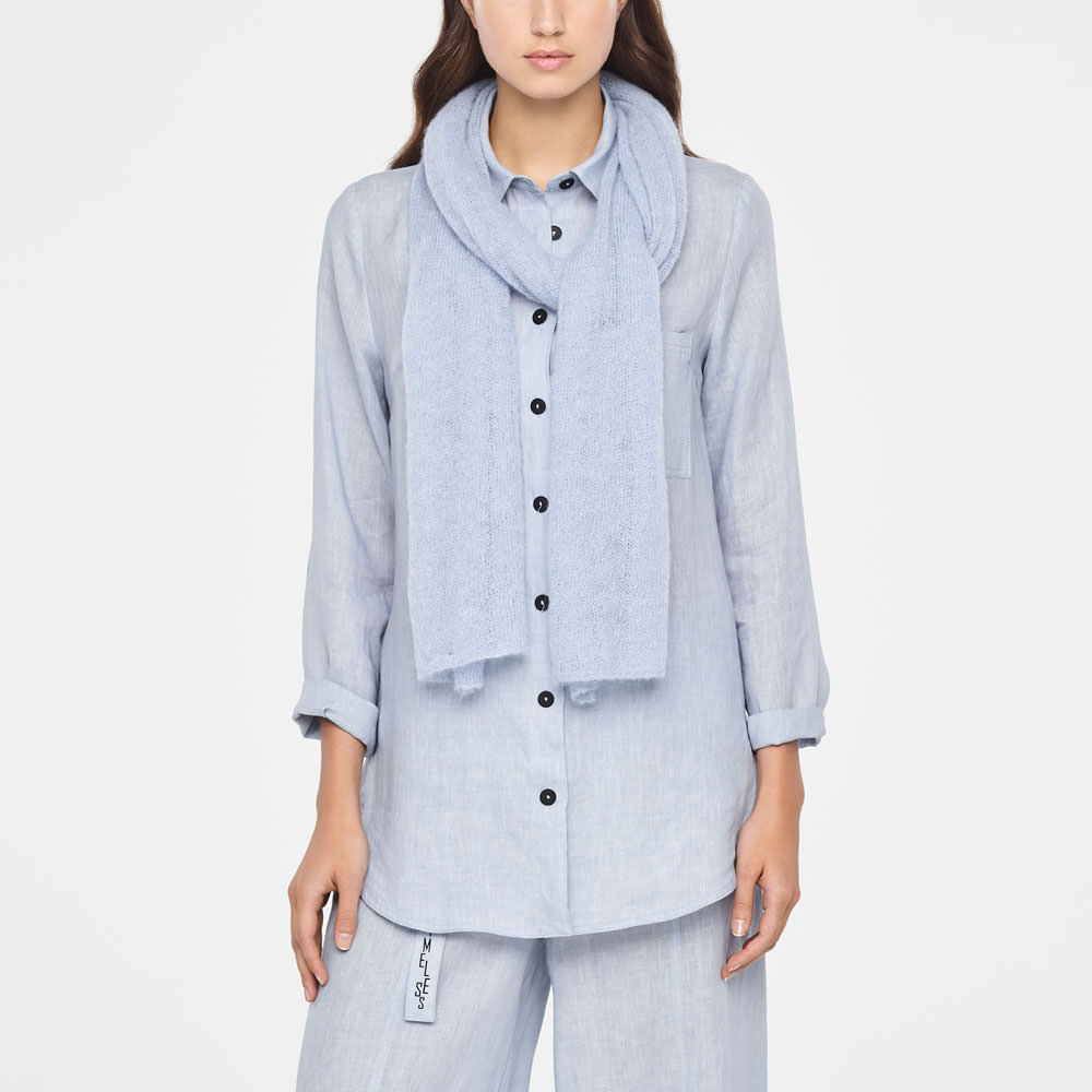 Sarah Pacini ÉCHARPE - MOHAIR ULTRA LÉGER De face