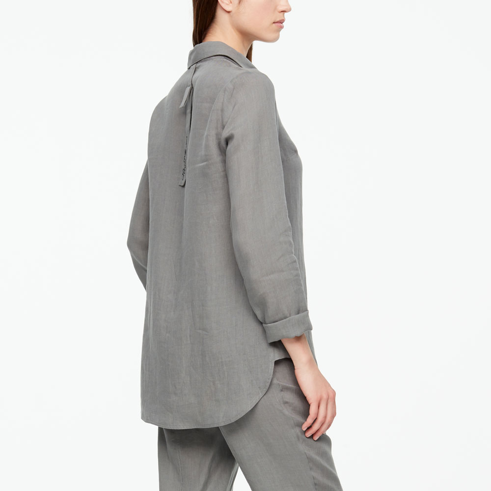 Sarah Pacini TIMELESS LINEN SHIRT Back view