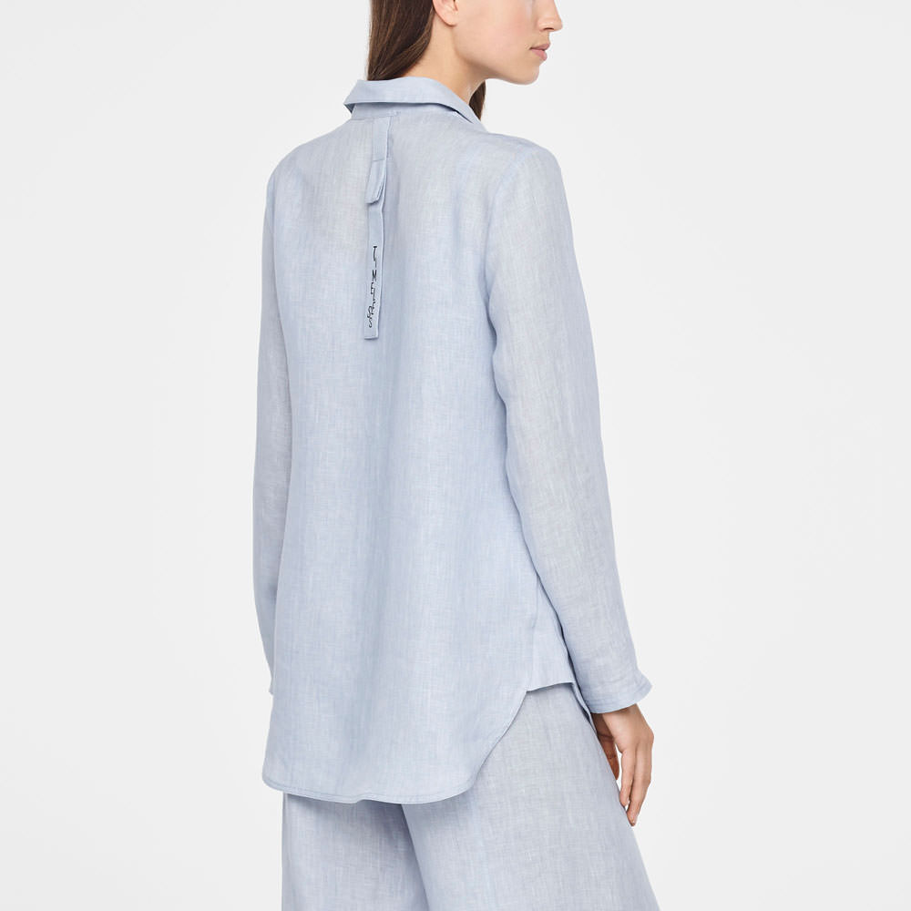Sarah Pacini TIMELESS LINEN SHIRT Back view