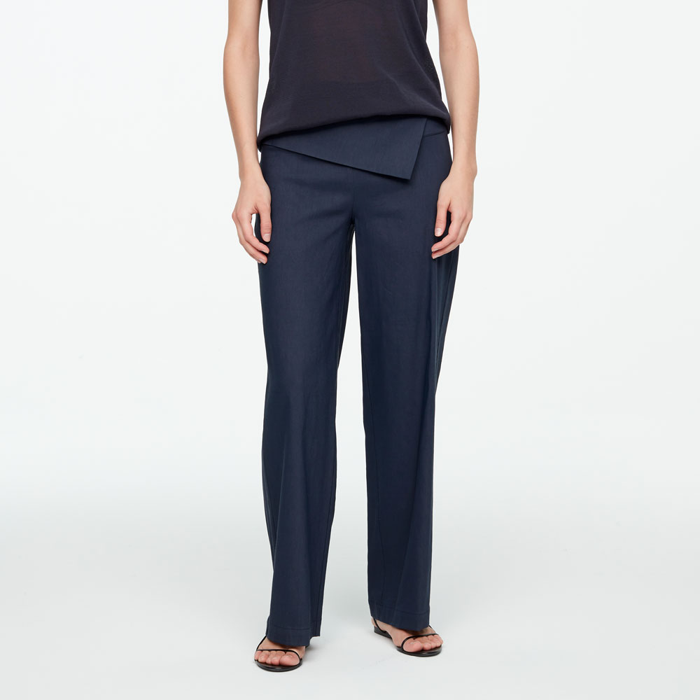 Sarah Pacini LINEN PANTS - CHLOE Front