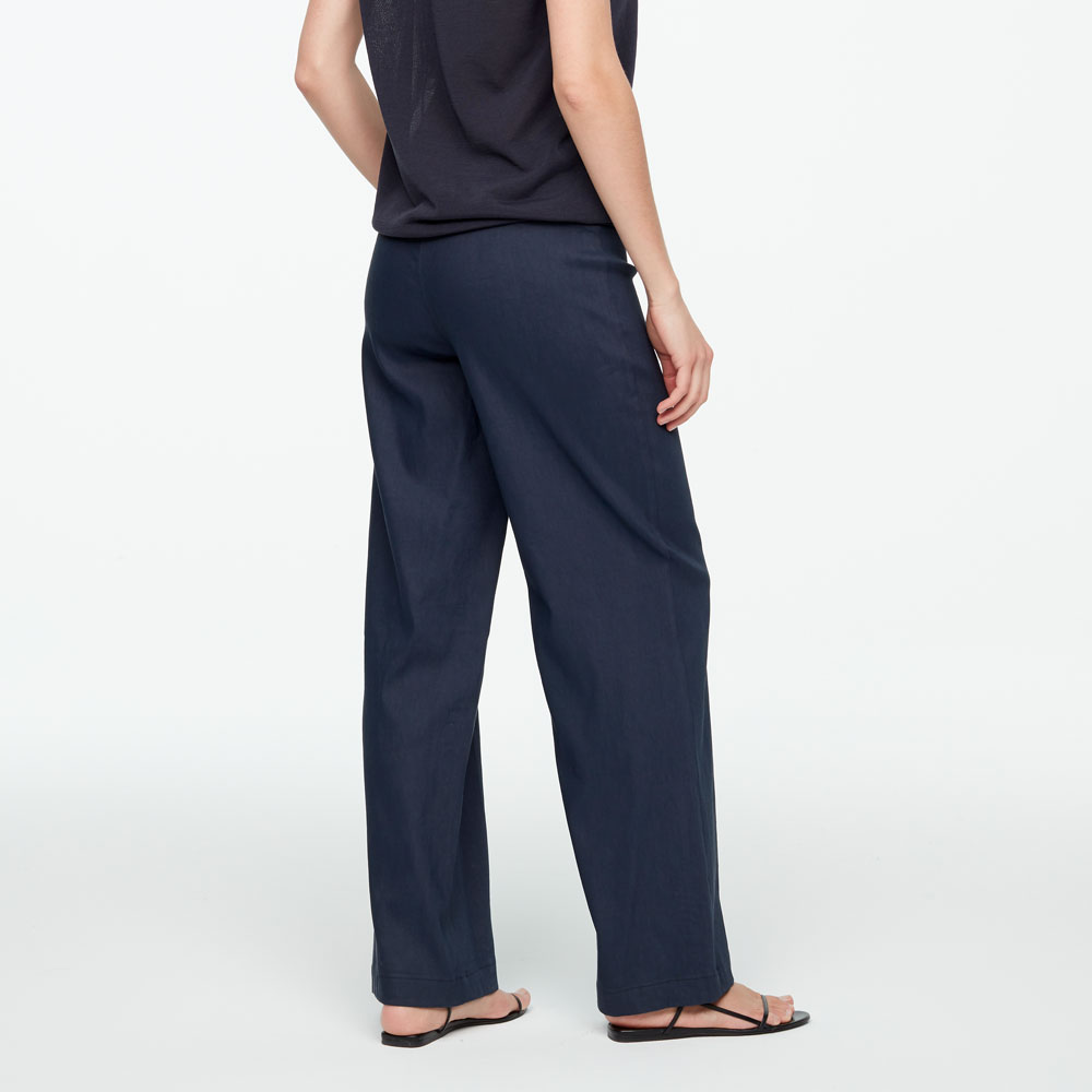 Sarah Pacini LINEN PANTS - CHLOE Back view
