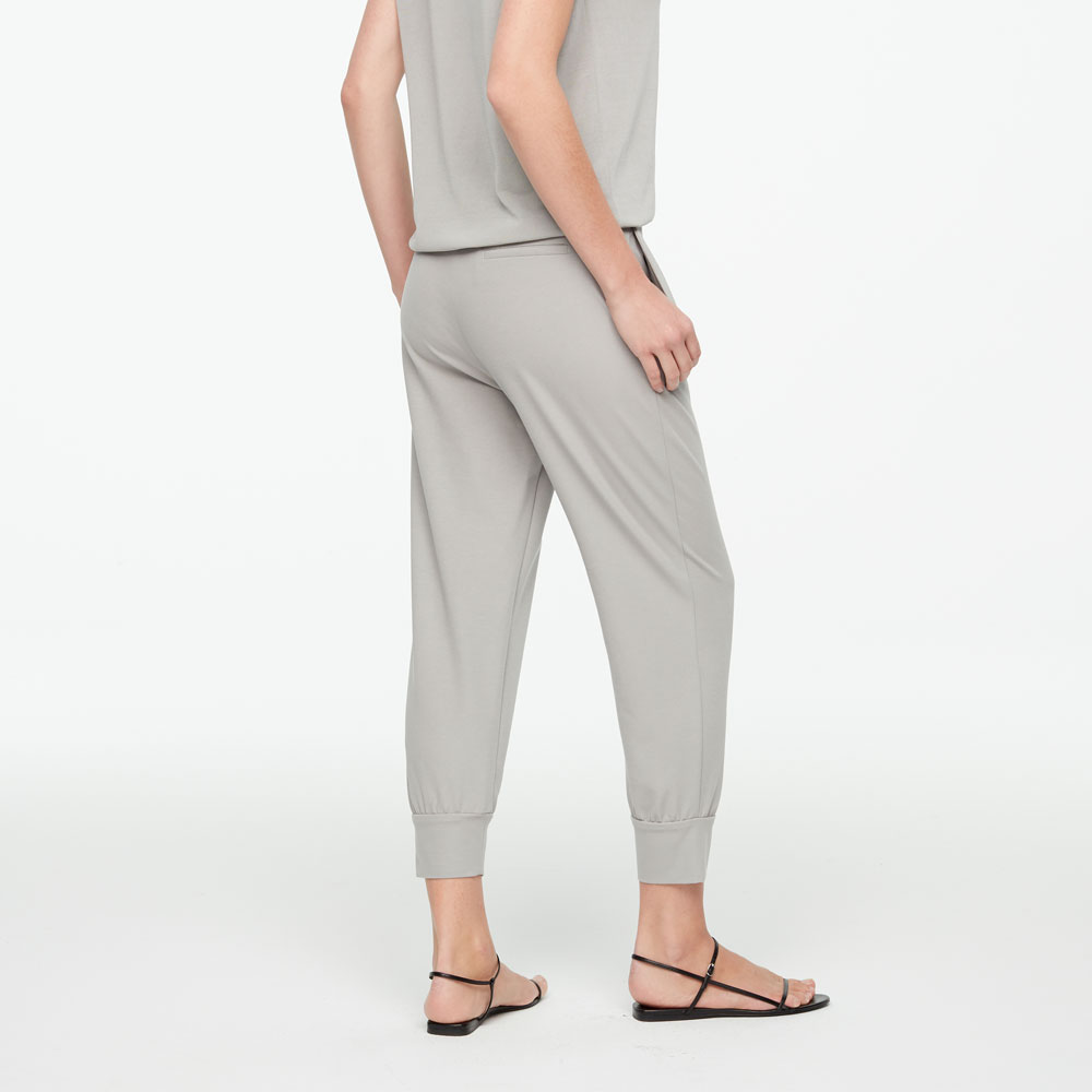 Sarah Pacini STREET-STYLE BROEK IN JERSEY Achterzijde
