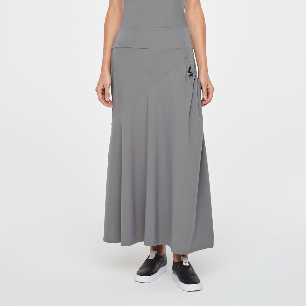 Sarah Pacini SUMMER SKIRT - GATHERED POCKET Front