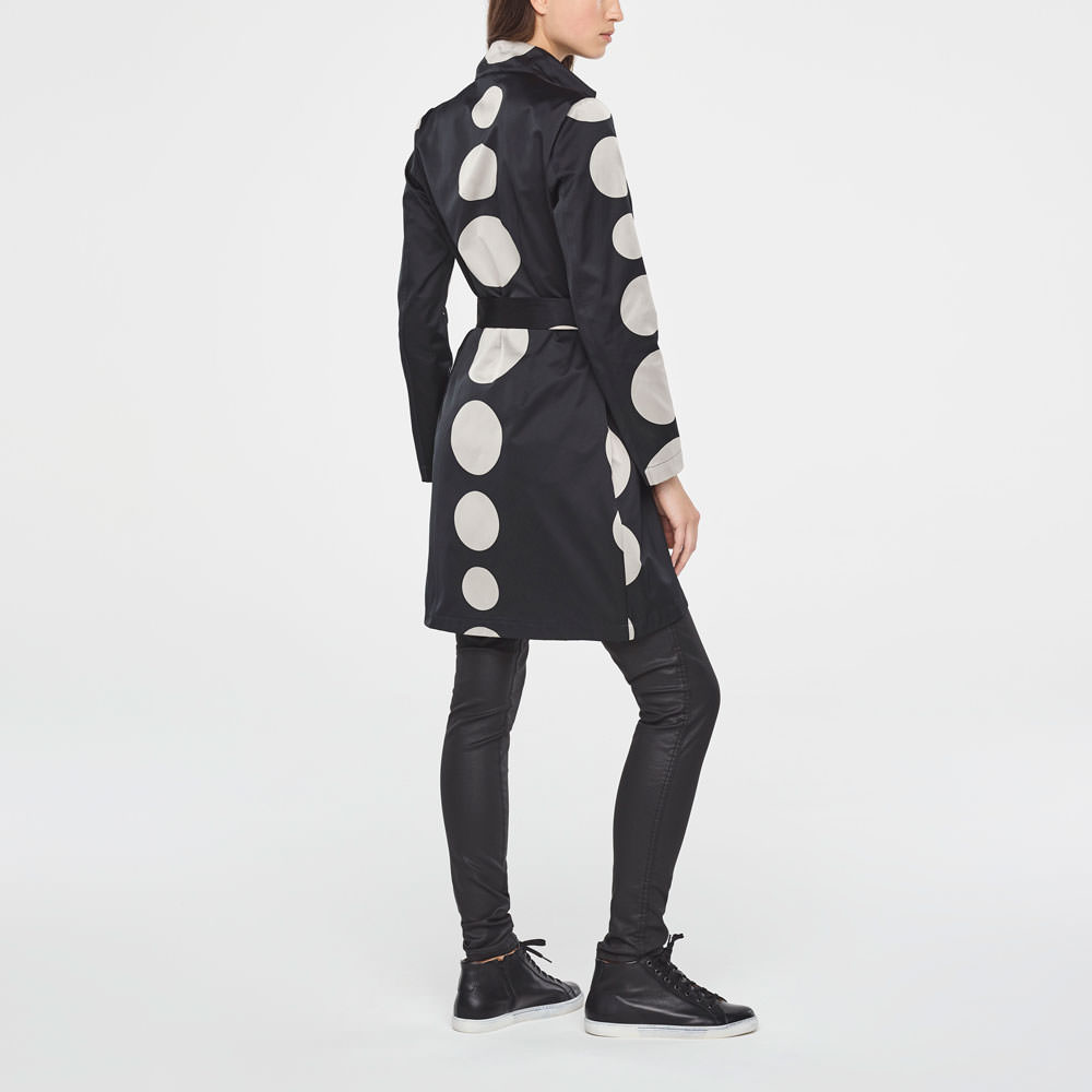 polka dot coats & jackets