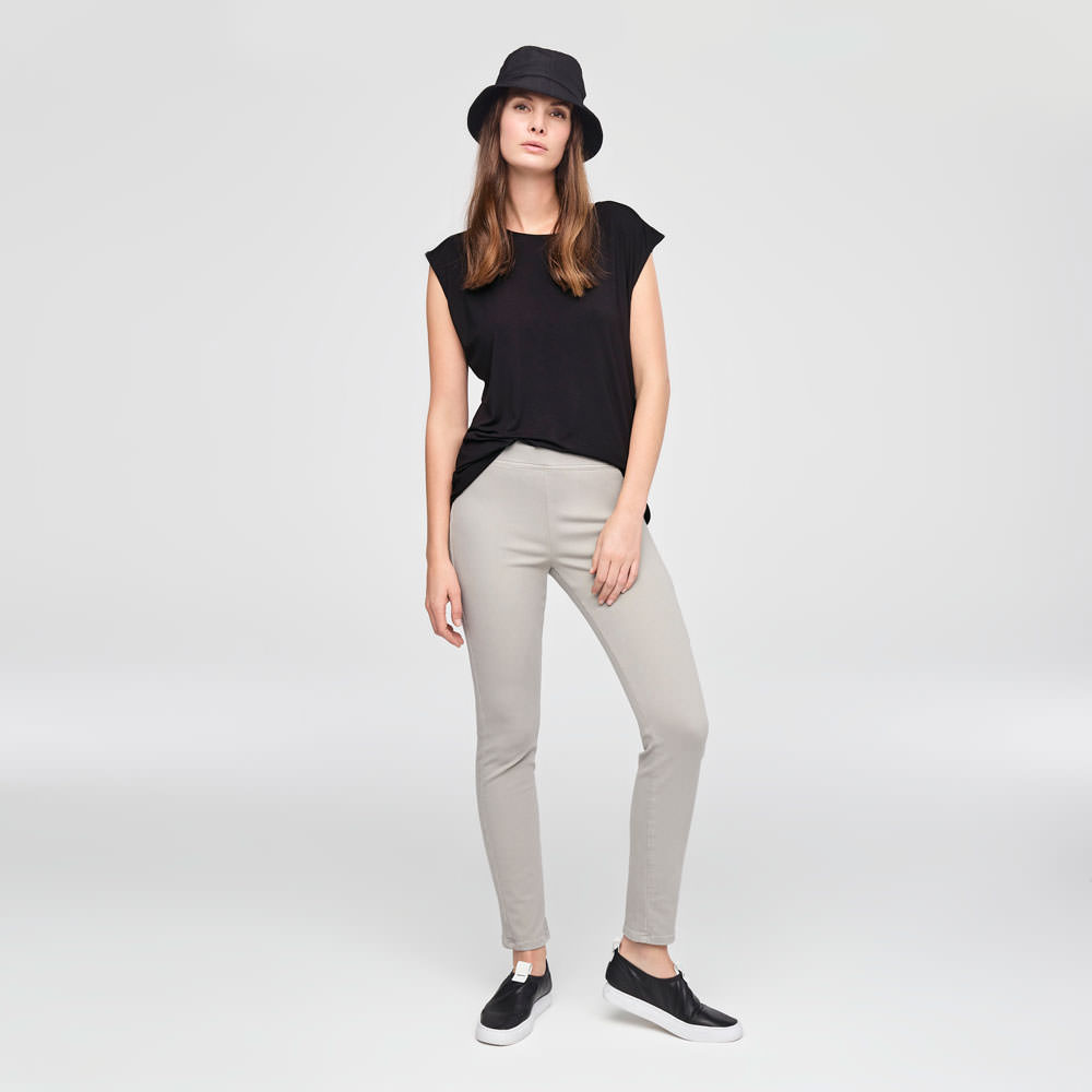 Sarah Pacini LEGGING IN STRETCHKATOEN Voorzijde
