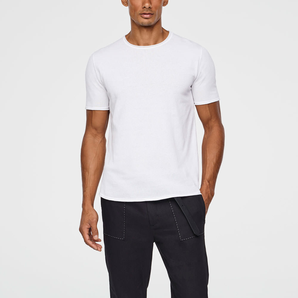 Sarah Pacini PULL EN COTON - MANCHES COURTES De face