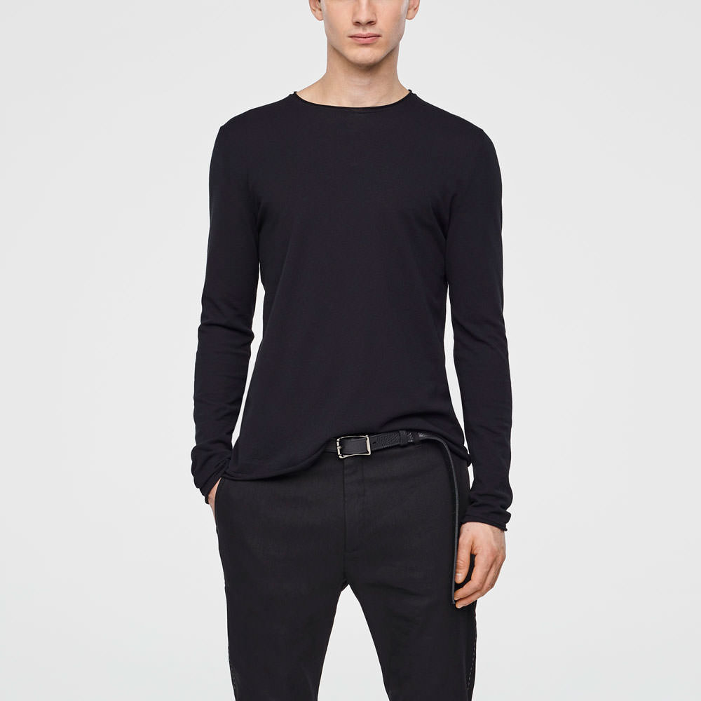 Sarah Pacini PULL EN COTON - MANCHES LONGUES De face