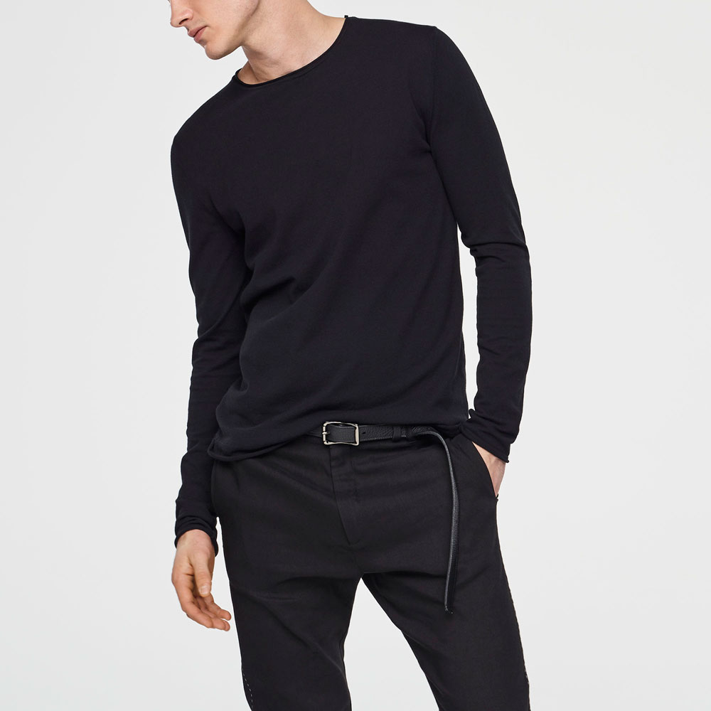 Sarah Pacini PULL EN COTON - MANCHES LONGUES Mixé