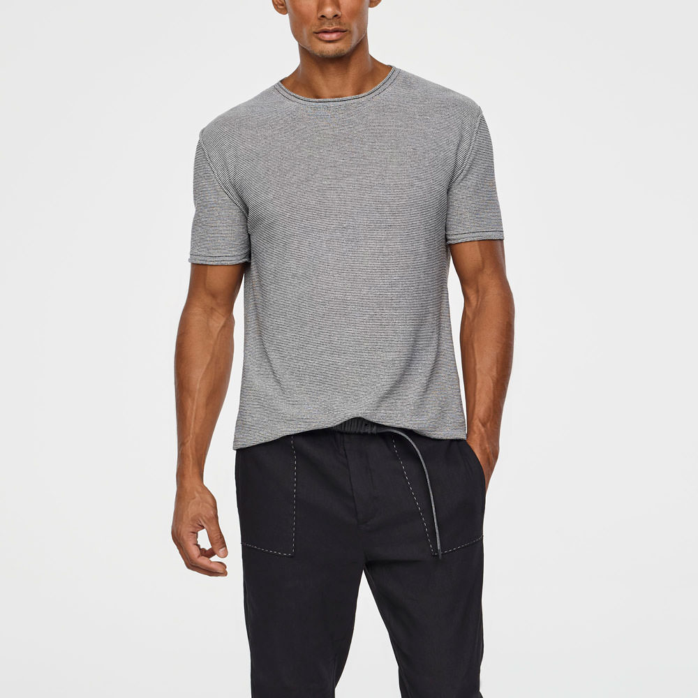 Sarah Pacini LIGHT MERINO SWEATER - SHORT SLEEVES Front
