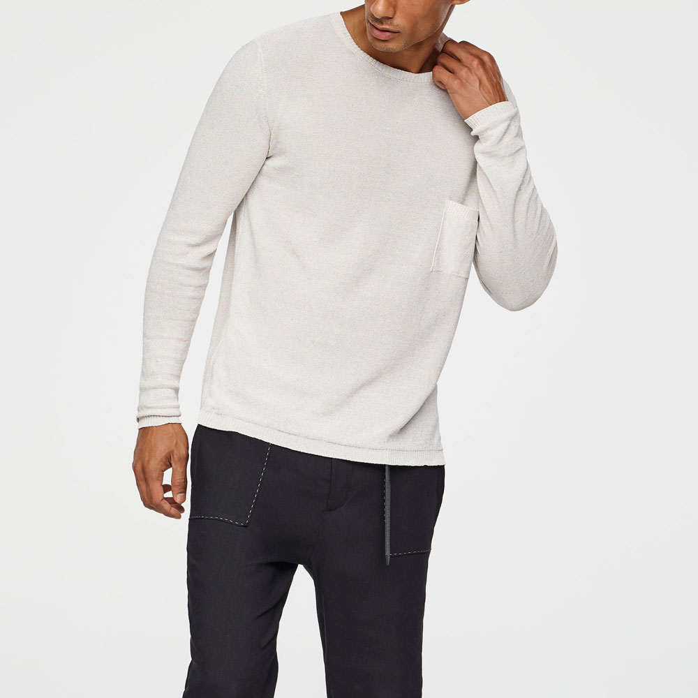 Sarah Pacini LIGHT LINEN SWEATER Mixed