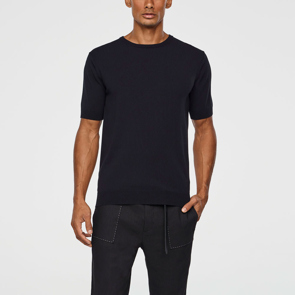 Sarah Pacini PULL LEGER - MANCHES COURTES De face