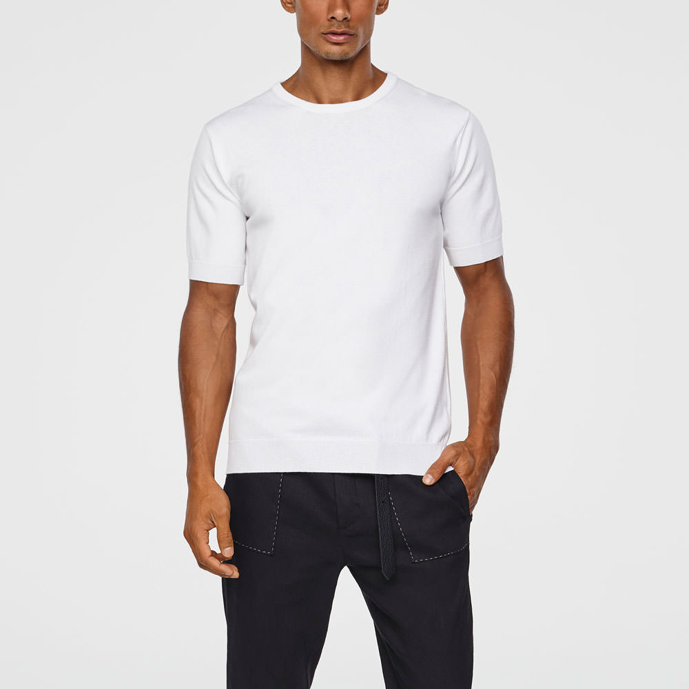 Sarah Pacini PULL LEGER - MANCHES COURTES De face